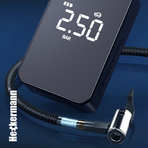 BEZPRZEWODOWA POMPKA ELEKTRYCZNA KOMPRESOR SAMOCHODOWY ROWEROWY 6000 na Arena.pl