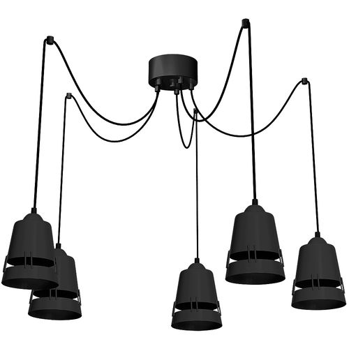 Lampa wisząca APOLLO BLACK 5xE27 na Arena.pl
