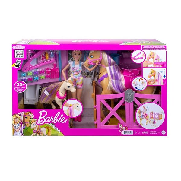 Barbie Koniki Stylizacja i opieka Zestaw GXV77 na Arena.pl