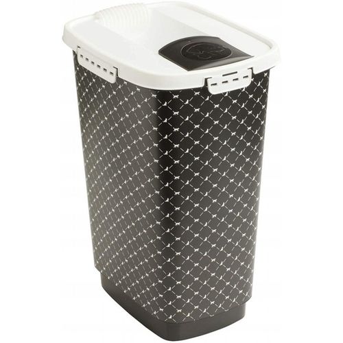 Rotho CODY 25 l biało-czarny pojemnik na suchą kar na Arena.pl