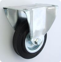 koło metal-guma 125mm obudowa stała 23 - kl125 sta