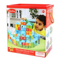 klocki 100szt niebieskie tnwx-0484n