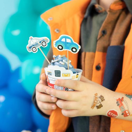 Pikery do babeczek Auta samochody 8 szt. na Arena.pl