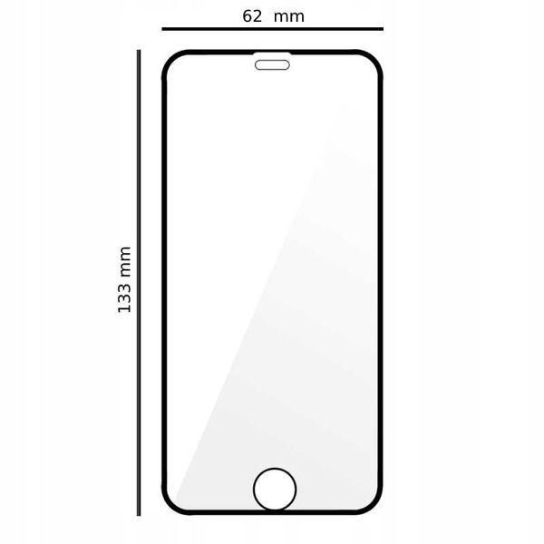 Spacecase Glass 5D Iphone 6/6S/7/8/Se 2020 zdjęcie 3