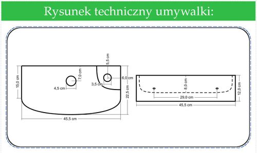 Umywalka Ścienna / Nablatowa Pepi na Arena.pl