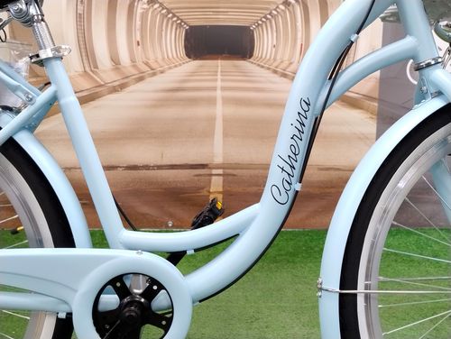 Rower miejski dla kobiet z koszem wiklinowym 26" rama 17/19" 150-180cm na Arena.pl