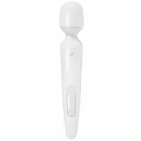 satisfyer wand-erland biały - masażer wibracyjny xxl, wodoodporny