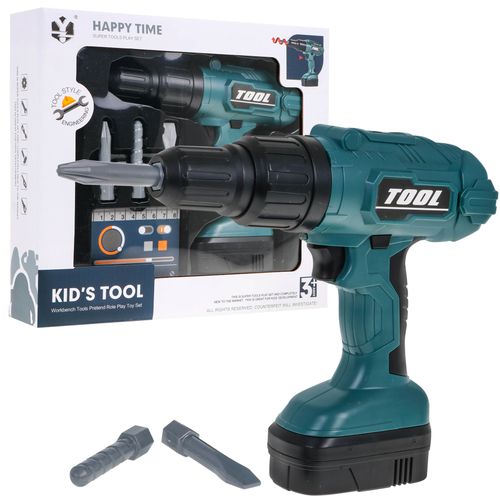 Interaktywna Wiertarko-Wkrętarka Dla Dzieci 3+ Wymienne Bity Zestaw Majster na Arena.pl