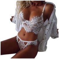 Zestaw Biustonasz Majtki Koronka Bielizna erotyczna