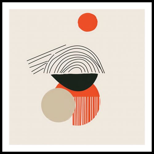 Plakat 60x60cm Centralne Słońce na Arena.pl