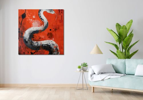 Obraz 100x100cm Smoczy Oddech Węża na Arena.pl