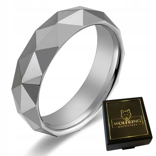 OBRĄCZKA PIERŚCIEŃ z Wolframu WOLFRING EU19 US09 na Arena.pl