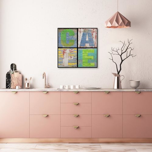 Deco Panel, Napis cafe 60x60 na Arena.pl