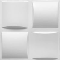 BIAŁE Piankowe Kasetony Sufitowe 3D panele ścienne  PLED