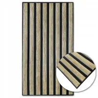 Lamele Ścienne PCV Panele 3D Dekoracyjne Drewno 0,48 m2 RAIN OAK