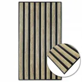 Lamele Ścienne PCV Panele 3D Dekoracyjne Drewno 0,48 m2 RAIN OAK