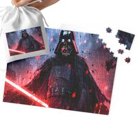 PUZZLE - STAR WARS GWIEZDNE WOJNY WZORY Z BAJEK I GIER 70el + WORECZEK