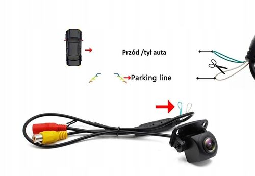 Kamera Cofania AHD 1080P 170 stopni rybie OKO na Arena.pl