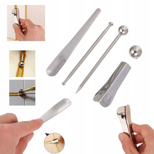 ZESTAW szpachelek do nakładania i profilowania fugi silikonu 5szt do na Arena.pl