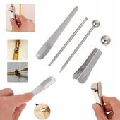 ZESTAW szpachelek do nakładania i profilowania fugi silikonu 5szt do