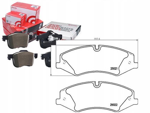 KLOCKI HAM PRZOD BREMBO na Arena.pl
