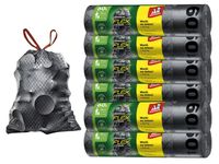 WORKI NA ŚMIECI 60L JAN NIEZBĘDNY MAGNUM FLEX & STRONG Z TAŚMĄ 6X10 SZTUK