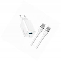 Szybka ładowarka GaN 45W 2 wejścia USB i USB-C z kablem do Samsung Z Flip 4