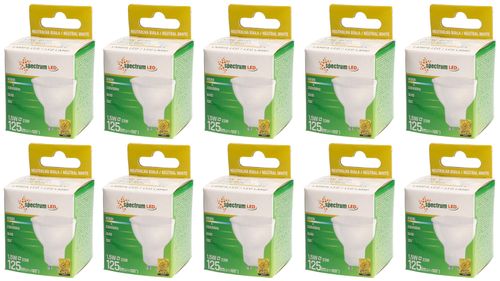 Żarówka LED GU10 1,5W barwa neutralna NW WOJ+14101 10 SZTUK SPECTRUM LED na Arena.pl