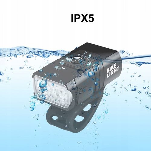 MOCNA LED LAMPKA ROWEROWA ACU USB PRZÓD + TYŁ na Arena.pl