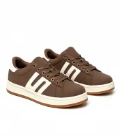 Brązowe sneakersy casualowe Delphine 38