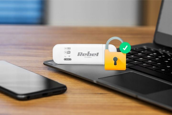 Modem LTE 4G USB WiFi na kartę SIM router Rebel zdjęcie 5