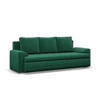 Kanapa rozkładana, Bosco, kronos, 222x96x92 cm, zieleń | TYLETEGOTU