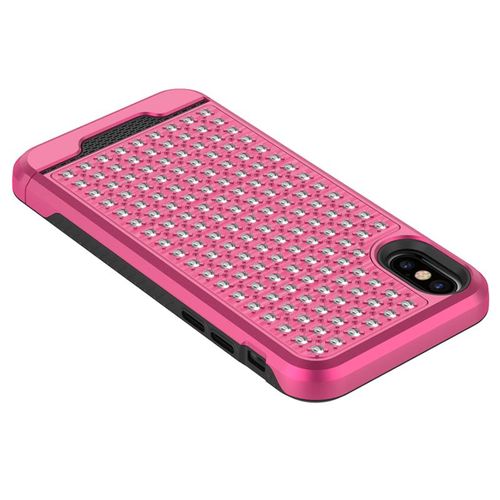 Etui do iPhone X (Pink/Black) na Arena.pl