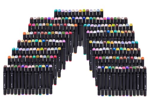 Markery Dwustronne Alkoholowe W Etui 168 Sztuk na Arena.pl