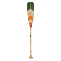 Pagaj John Paddle Beaver Ozdoba Kolorowy Malowany 125 cm WZ3 ze skórzaną pionową zawieszką 125 cm