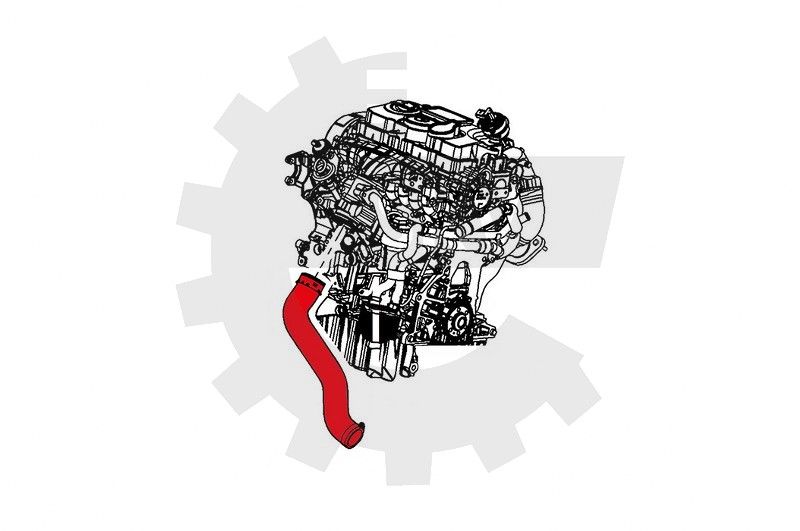 Przewód turbo DODGE JOURNEY 2.0 2008 2009 2010 2011 2012 2013 2014