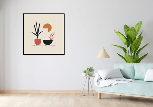 Plakat 90x90cm Domowy Ogród na Arena.pl