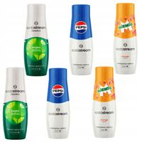 2X Zestaw Syropów Smakowych SodaStream 2x MOJITO, 2x PEPSI Cola 2x Mirinda