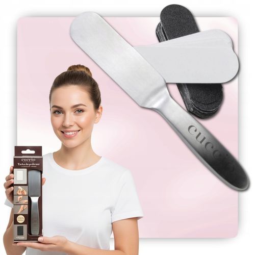 Tarka do stóp z wymiennymi wkładami CUCCIO metalowa 30szt. na Arena.pl