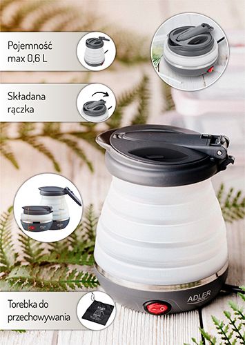 AD 1279 Czajnik silikonowy 0,6 L - turystyczny na Arena.pl