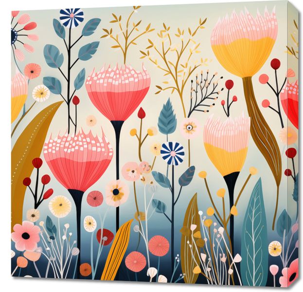 Obraz 70x70cm Ogród Marzeń zdjęcie 1