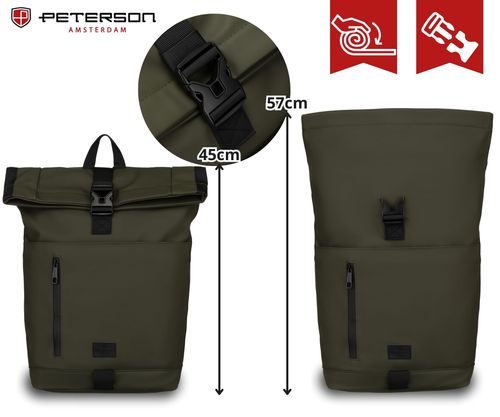 plecak miejski ptn tokio-9015 olive na Arena.pl