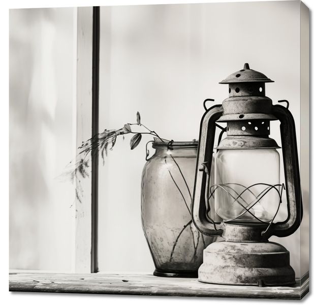 Obraz 90x90cm Lampa w Cieniach zdjęcie 1