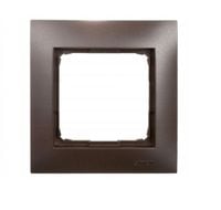 Simon54 Ramka na 1-moduły DR1/46 brązowy