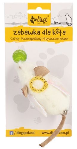 Zabawka dla kotów z dzwoneczkiem i kocimiętką - Dingo Mysz Angelo 1szt na Arena.pl