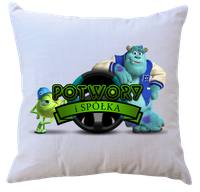 Poduszka z wkładem Potwory i Spółka