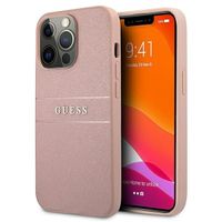 Guess GUHCP13XPSASBPI iPhone 13 Pro Max 6,7" różowy/pink hardcase