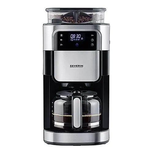 SEVERIN KA 4813 ekspres przelewowy z młynkiem do kawy czarny 1,4 l 1000W na Arena.pl