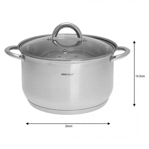 12 ELEMENTOWY ZESTAW GARNKÓW KINGHOFF KH-4457 na Arena.pl