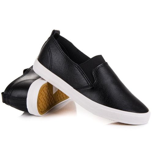 Wsuwane czarne trampki r.38 na Arena.pl